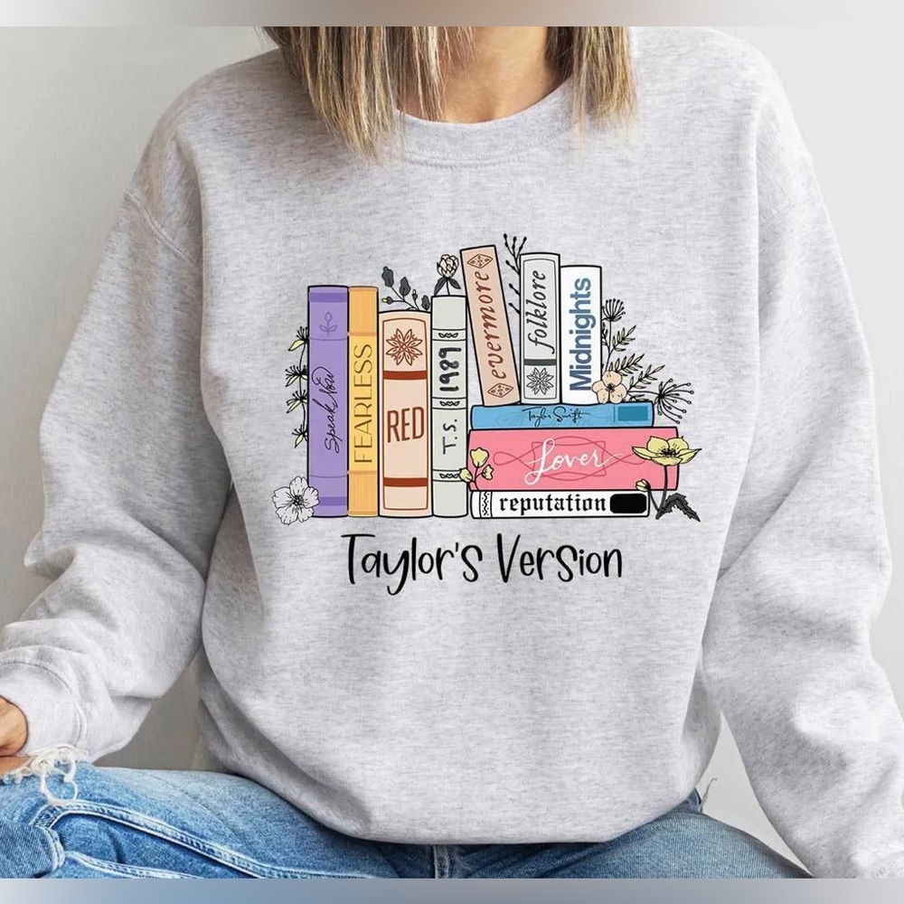 Taylor Swift Eras Graphic Crewneck Size L NWOT